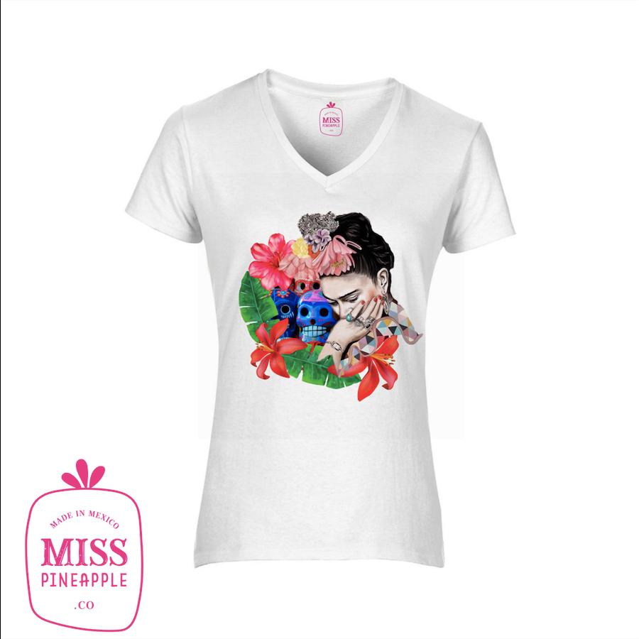 Miss Pineapple - Collection KAHLO Co Women\'s – T-Shirt FRIDA