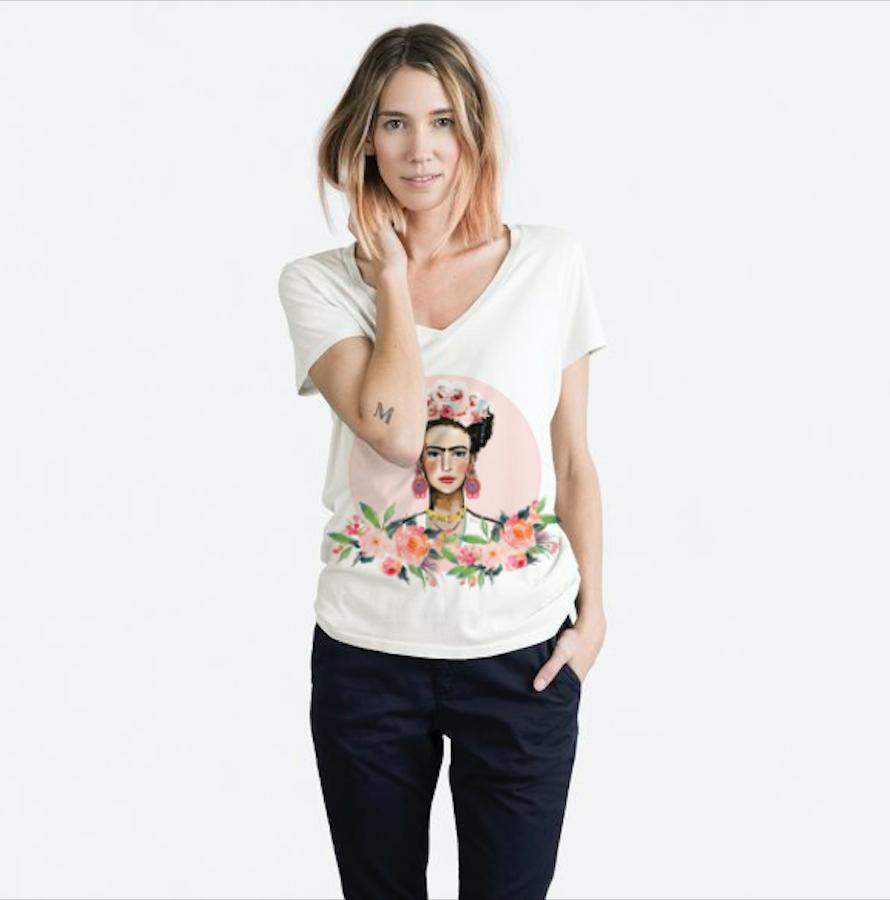 Women\'s T-Shirt - FRIDA KAHLO – Miss Pineapple Co Collection