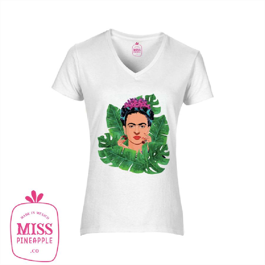 Miss FRIDA KAHLO T-Shirt - Women\'s Co Pineapple Collection –