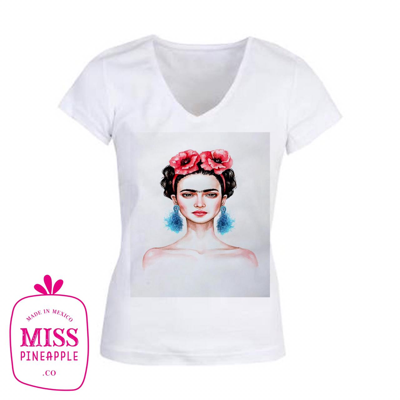Women\'s T-Shirt Miss - Co Pineapple FRIDA – KAHLO Collection
